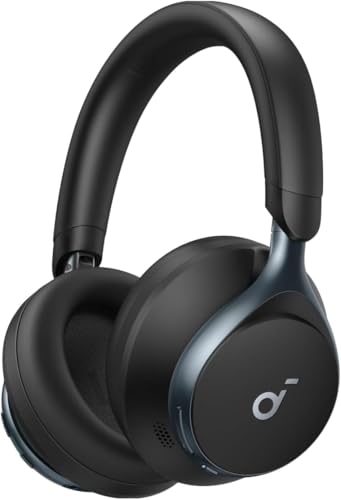 soundcore by Anker Space One Bluetooth Active Noise Cancelling Kopfhörer | 2X stärkere Sprachreduzierung, App-Steuerung, LDAC Hi-Res Wireless Audio, bequemer Sitz, klare Anrufe, Bluetooth 5.3